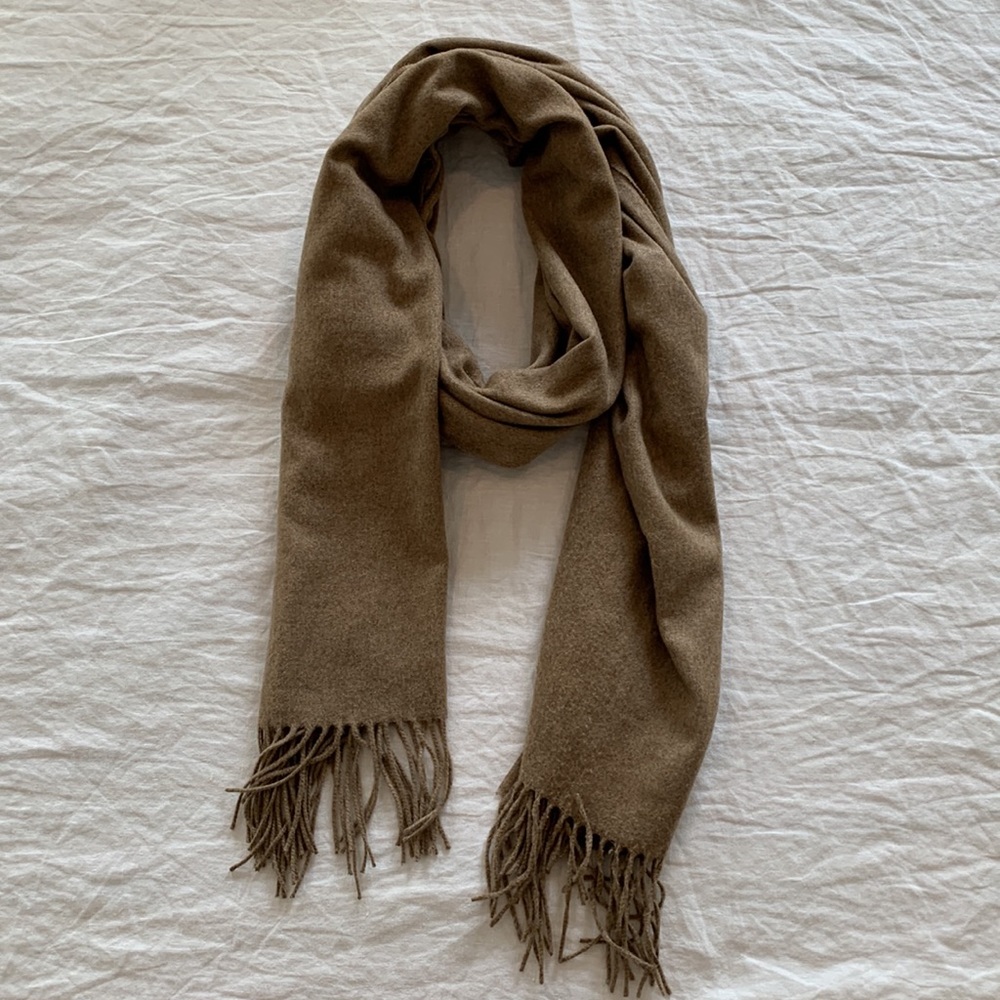 Soft and Oversized Scarf Shawl (Brown/Camel/Tan)